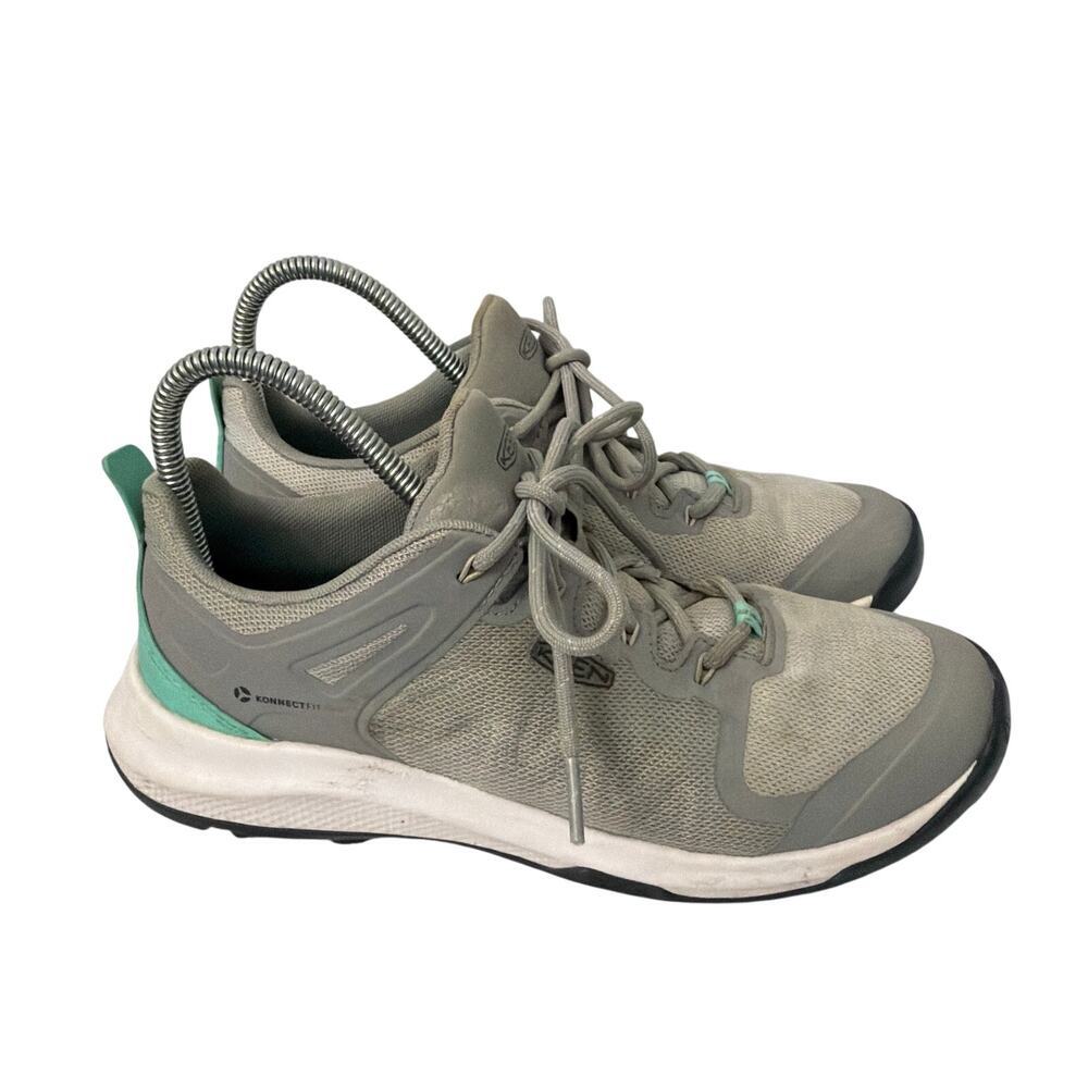 Keen Shoes Womens Size 8 Explore Vent Hiking Gray Turquoise Low Top